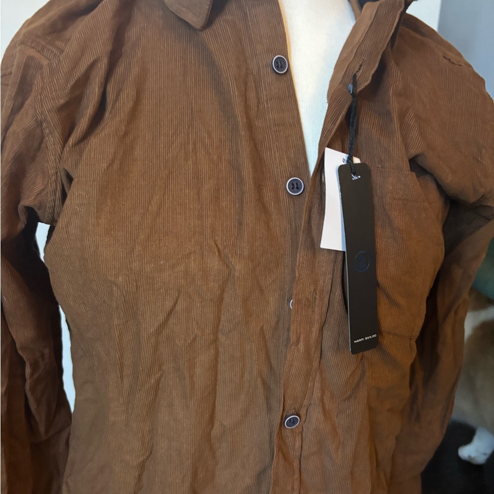 Men's Brown Corduroy Jacket